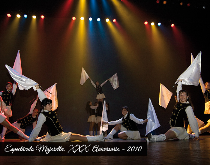 espectaculo majorettes aniversario