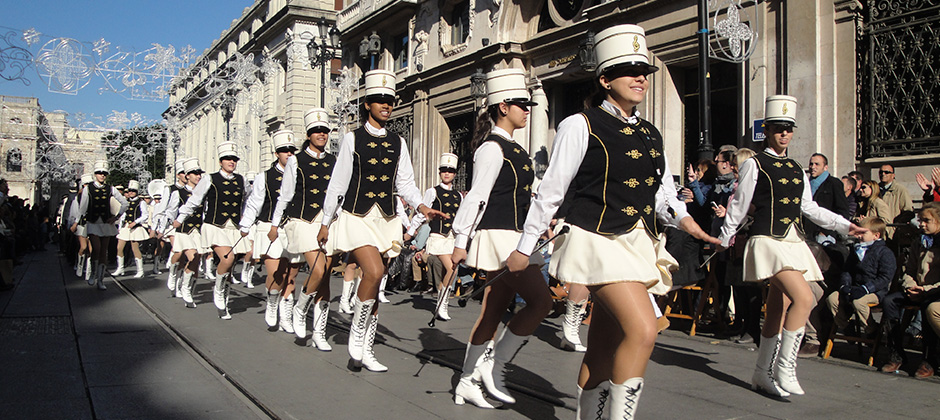 banda y majorettes de mostoles